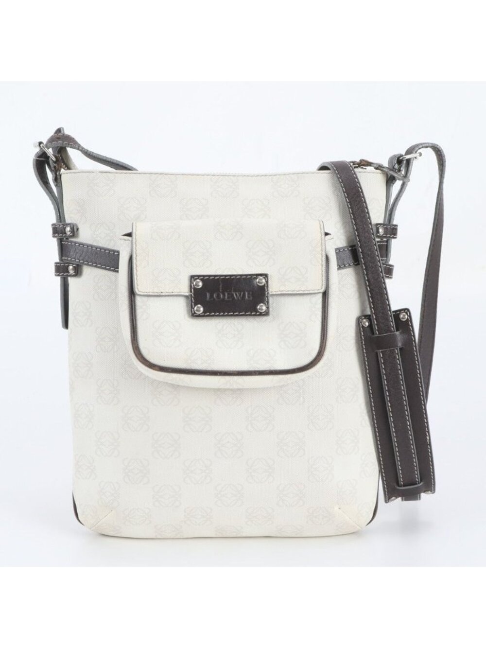 Loewe Anagram Leather Shoulder Bag Crossbody